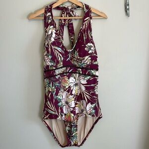 Swimsuits for All Halter-style one piece swimsuit